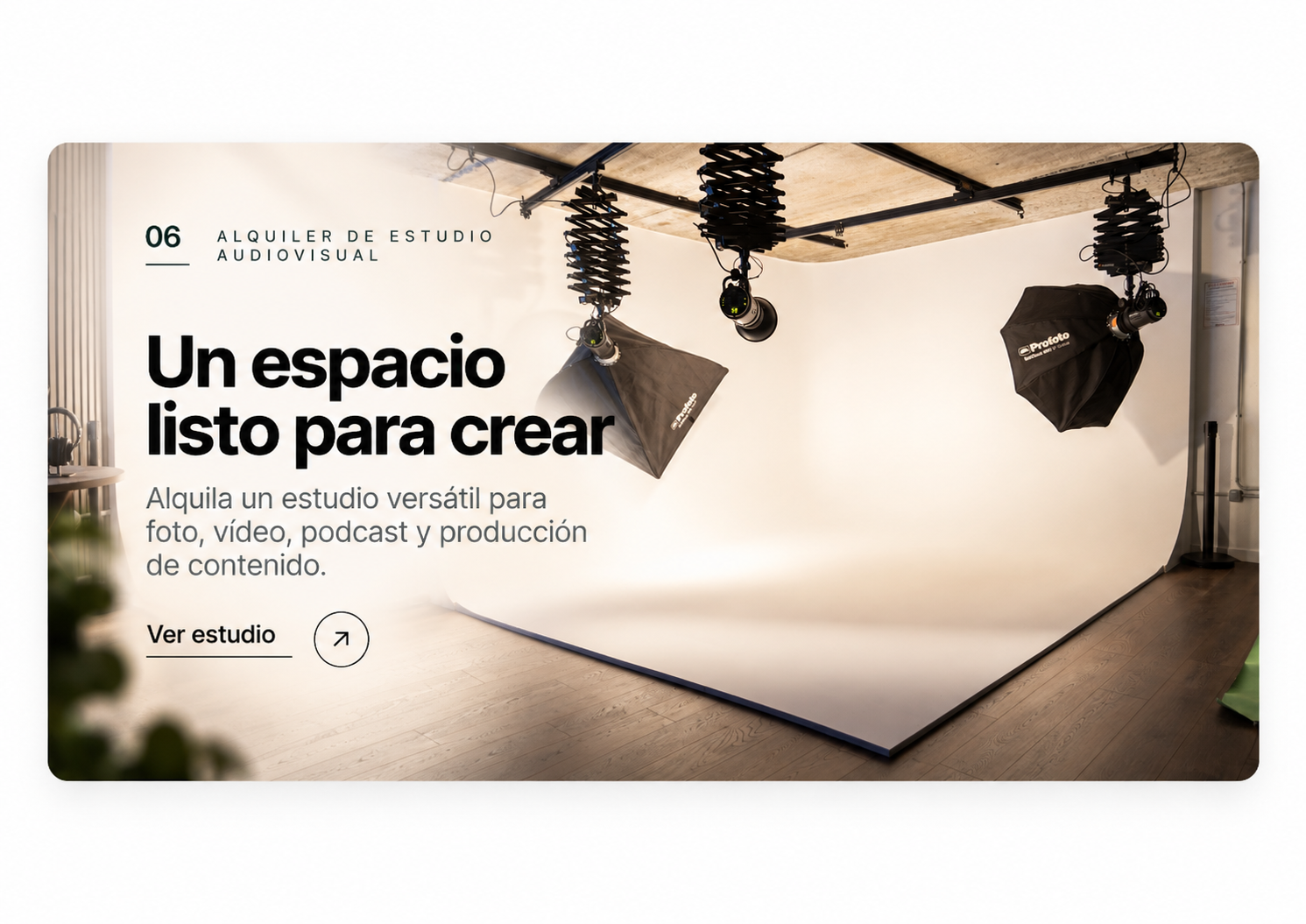 Alquiler Estudio Fotográfico Madrid