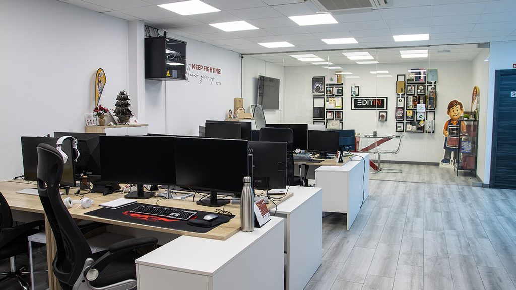 Instalaciones de una agencia de marketing digital en Madrid